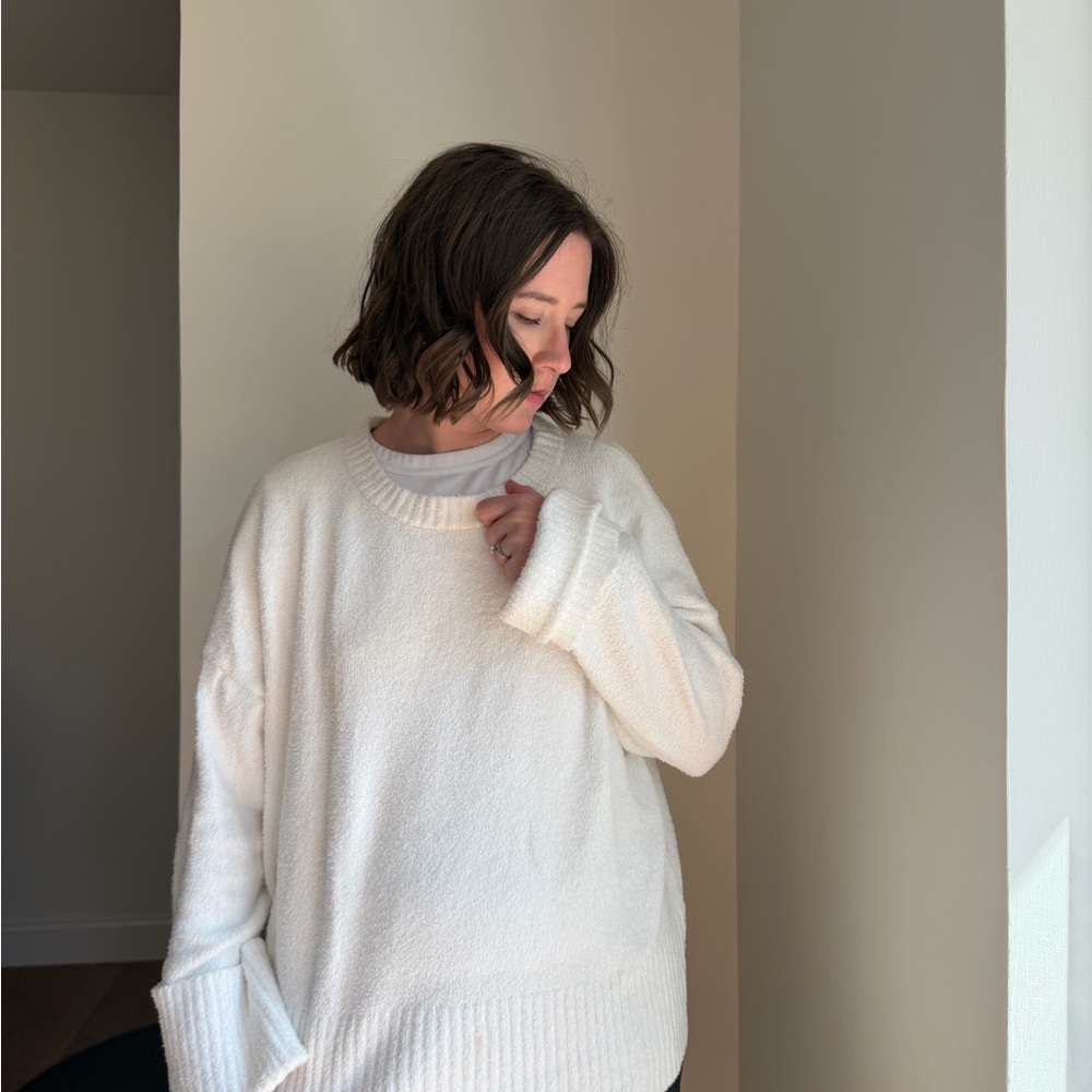 Cozy White Women's Sweater